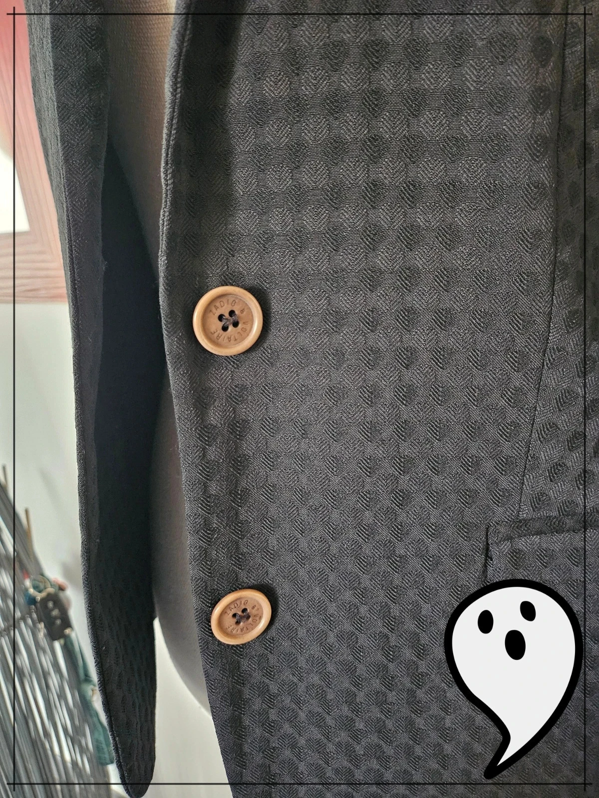 magnifique blazer vest met Zadig & Voltaire ruitjesmotief – photo 3